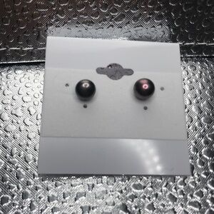 Freshwater Black Pearl Studs